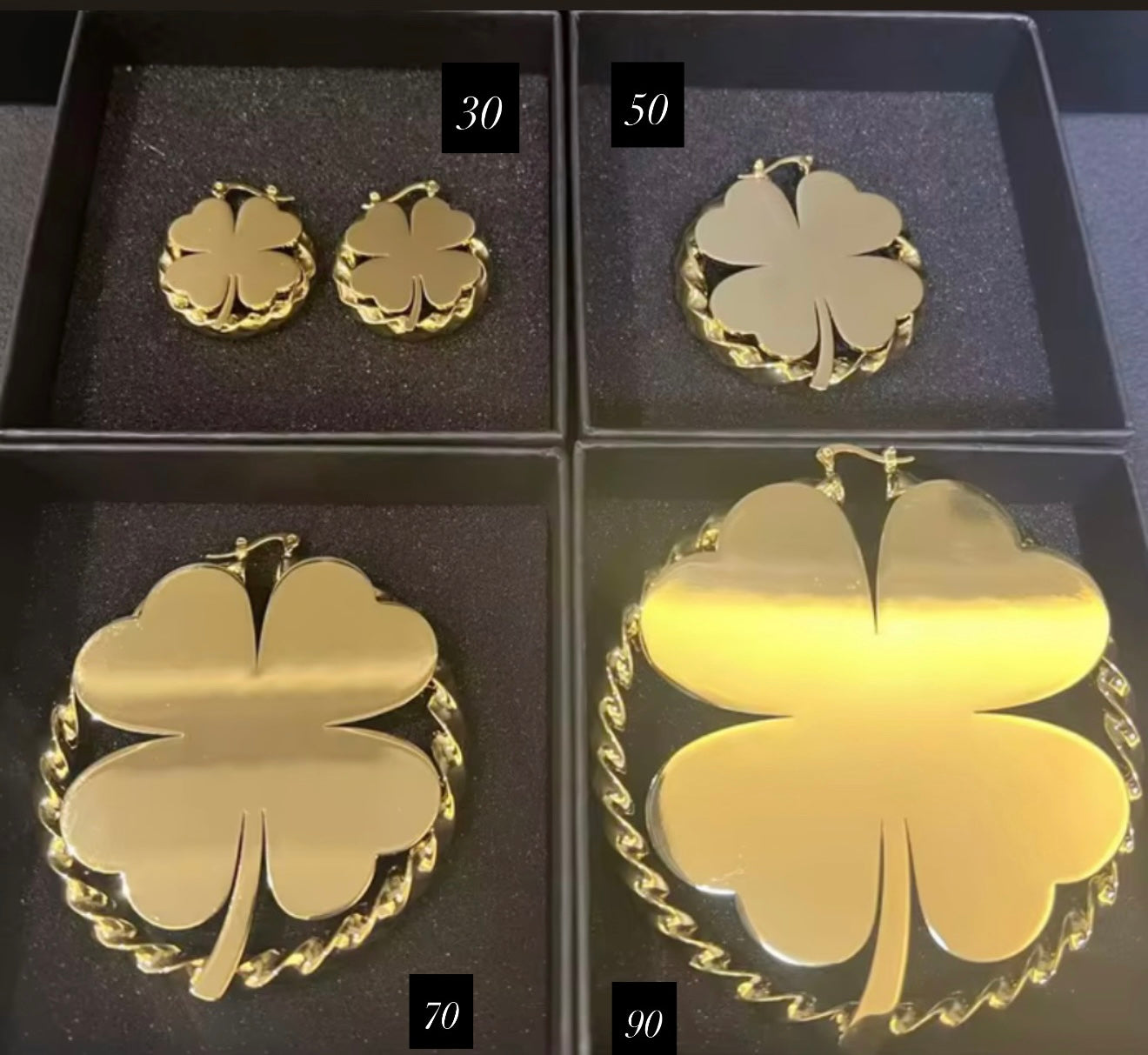 Leaf Hoop Earrings