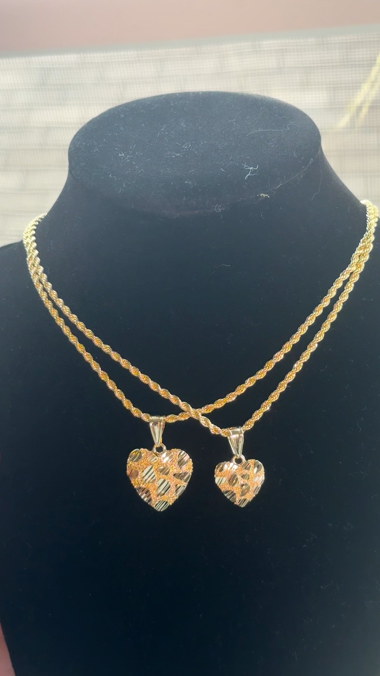 Nugget Heart Necklace