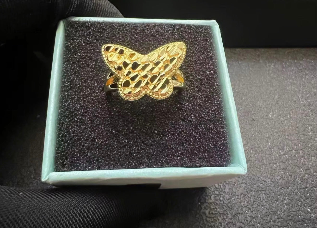 Butterfly Nugget Ring