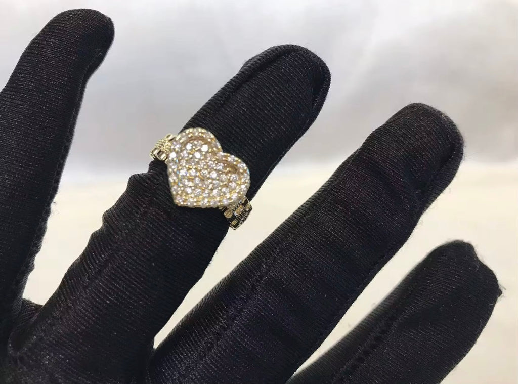 Rolex Diamond Heart Ring