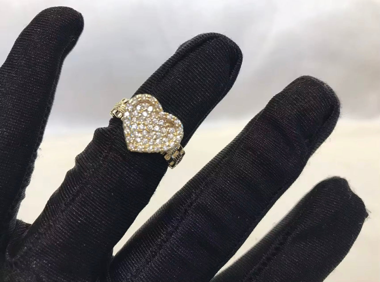 Rolex Diamond Heart Ring