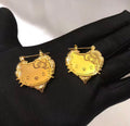 Bamboo Kitty Earrings